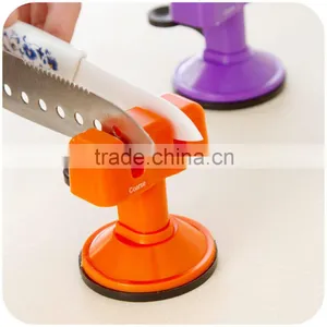 Knife Sharpener 2 Stage Manual Diamond Knife Sharpener With Suction Pad thumbnail-2