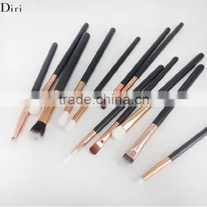 12pcs Rose Gold Pony Hair Comestic Powder Makeup Brushes Sets thumbnail-3