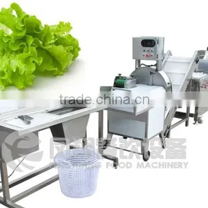 Large Type Vegetable Washing and Cutting Line, Leaf Vegetable Washer Machine Line, Cut Mob/Whatsapp: +86 18281862307 (May Liao) thumbnail-1