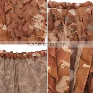 Military Hunting Birdwatching Sniper Ghillie Suit Desert Camouflage Set Clothes thumbnail-5