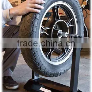 Motorcycle Wheel Balancer, Wheel Alignment and Balancing Machine for Road Bike, Sport Bike, MX Dirt Bike Service thumbnail-1
