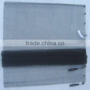 Black Fireplace Mesh Screen thumbnail-1