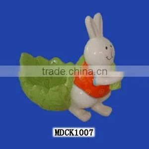 Ceramic Easter Bunny Decoration thumbnail-1