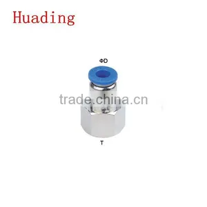 Plastic Tube Fitting, Female Straight ,compact One -touch Tube Fitting , thumbnail-2