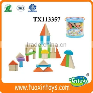 Wooden Construction Building Blocks Toys Creative Puzzle Toys for Children thumbnail-1