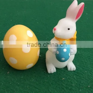 Set of Egg&rabbit Led Yellow Flicking Candles Easter Gift Candles Led Real Wax Candles for Easter Home Decorative Rabbit Candles thumbnail-1