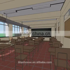 Low Cost Galvanized Steel Frame Kit School Building Projects thumbnail-5