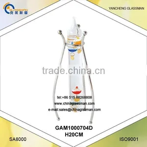 Household Galileo Thermometer With Metal Frame GAM1000704D thumbnail-1