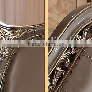 European Style Wood Carved Bed, Elegant and Royal King Size Bed, Luxury Bedroom Furniture Set (BF01-ML012) thumbnail-6