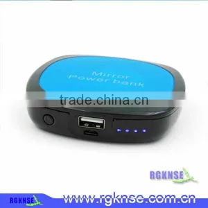 2017 Mirror Power Bank 4000mAh Polymer Battery Mobile Phone Charger for Ladies thumbnail-1