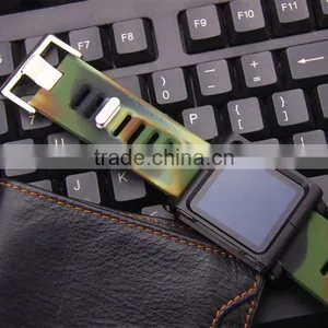 Nice Design Silicone Camouflage Watchband for Mens Watch thumbnail-4