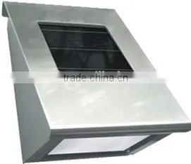 2-PC Super Bright Solar House Garden Doorway Fence Light thumbnail-2