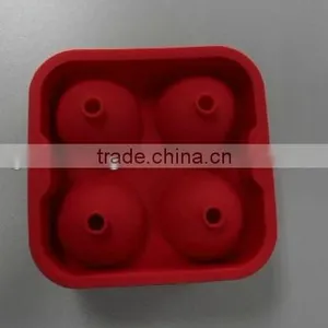 4 Cup Silicone Ice Cube Tray /silicone Ice Ball thumbnail-1