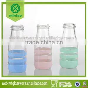 2016newest 11oz Cand Color Rainbow Milk Bottle Glass thumbnail-1