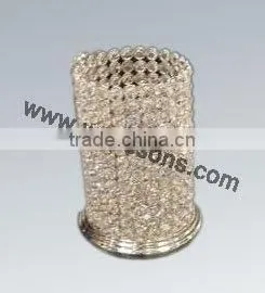 Candle Holder/Crystal Beaded/crystal Votive thumbnail-6
