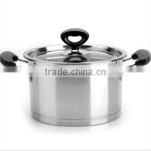 Popular Fasion Stainless Steel Glass Lid Fry Pan thumbnail-1
