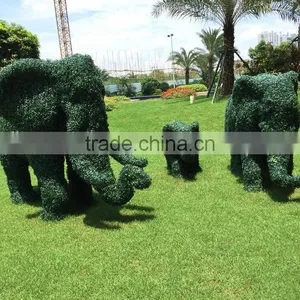 Green Grass Elephant Statue thumbnail-4