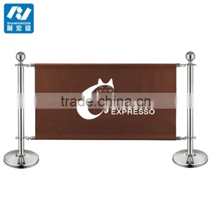 Cafe Barrier Banner Windbreaks Stands Outdoor Cofee Barriers thumbnail-5