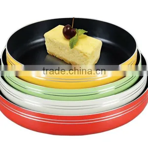 Colored 12Pcs Aluminum Round Baking Fry Pan thumbnail-1