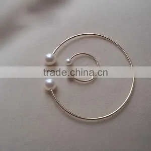 7-8 mm Freshwater Pearl Necklace and Bracelet Sets thumbnail-2