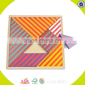 Wholesale Accractive Design Tangram Game Toy for Kids Colorful Tangram Toy to Exercise Children's Intelligence W11D001 thumbnail-2