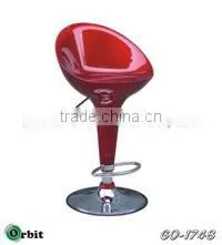 Plastic Adjustable Height Bar Chair, Modern Swivel Pub Bar Chair thumbnail-4