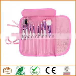 Professional Cosmetic Makeup Brush Set With Pink Letter Print Bag thumbnail-1
