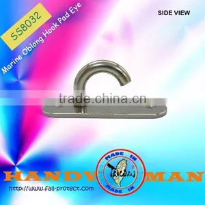 Marine Oblong Hook Pad Eye thumbnail-1