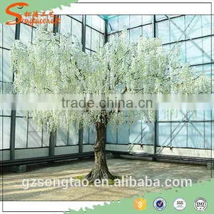 Chinese Factory Direct Supply Artificial Wisteria Tree for Decoration Fiberglass Artificial Tree for Weddings thumbnail-1