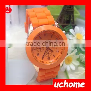 UCHOME 2017 New Design, Clolourful, Women Watch, Geneva Silicon Watch. Korea Watch thumbnail-5