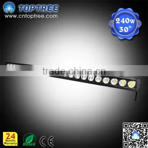 40inch 240W Combo Beam 9-60V DC Offroad LED Light Bar Single Row LED Headlight thumbnail-1