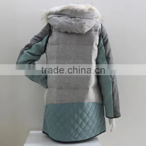 Hot Sale Coat Woman Fashion Down Feather Coat / Padded Long Down JACKET thumbnail-4