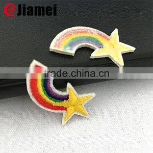 OEM Services Big Factory Backing Glue Heat Transfer Embroidery Patch for Clothing thumbnail-1