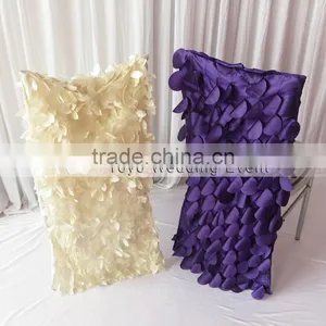 Luxury 3D Ruffled Taffeta Chiavari Chair Cover 2 Style For Choice 50PCS A Lot With Free Shipping thumbnail-2