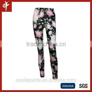 Baselayer Bottoms Yoga Pant Popular Trendy Pant Brand Trousers Floral Casual Pants thumbnail-1