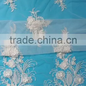 Chinese Wholesale 3d African Lace Dress Fabric thumbnail-1