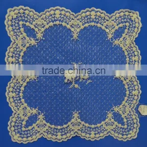 High Quality Beautiful Hand Bead Pearls New Design Lace Table Cloth thumbnail-1