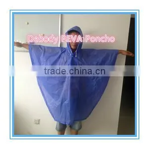 PEVA Ladder-Shaped Sky Blue Poncho thumbnail-2