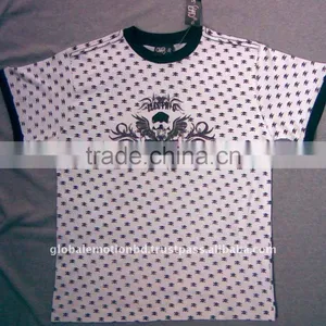 2011FASHION ALLOVER PRINTED COTTON T-SHIRT thumbnail-1
