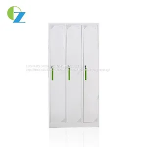 Customized Factory Sale 3 Door Steel Storage Cabinet Locker / Wardrobe Sets thumbnail-1
