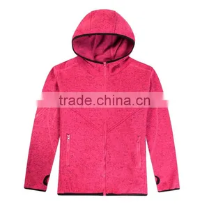 Wholesale Sweater Fleece Custom Women Jacket thumbnail-3