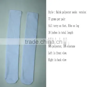 100 Polyester Socks Sublimation Blank Polyester Socks thumbnail-2