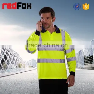 Reflective Safety hi Visible t Shirt Breathable Moisture Wicking thumbnail-4