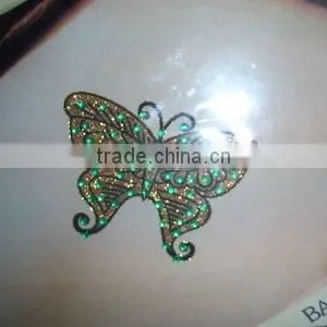 BUTTERFLY Bindi TATTOO thumbnail-1