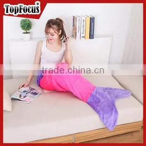 Wholesale China Custom Mink Mermaid Tail Blanket thumbnail-1