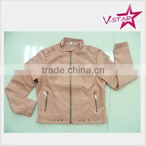 Winter Leather Jacket for Women Wholesale PU Jacket thumbnail-1