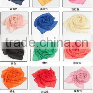 Newest Style Baby Girl Easy-taking Organic Wide Cotton Plain Baby Scarf thumbnail-2