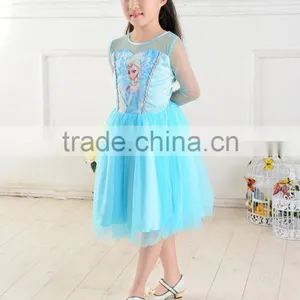 2015 New Girls Dress Cosplay Costume Dresses Kids Wedding Dress Summer Child Party Dress thumbnail-4