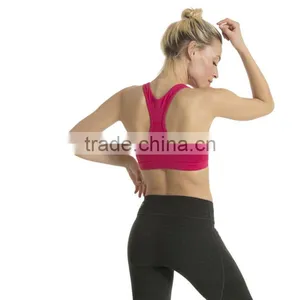 Wholesale Women Sexy Custom Blank Plain Fashionable Sports Training Bra Top thumbnail-4