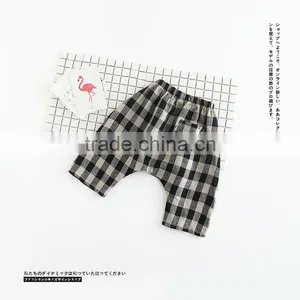 Cotton Mix Linen Fabric Harem Pants Wholesale Boutique Children Clothing Trouser thumbnail-3